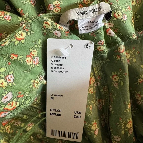 Kimchi Blue Addison Strapless Fit & Flare Mini Dress - Picture 10 of 10